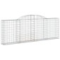 vidaXL Συρματοκιβώτια Τοξωτά 30 τεμ. 300x30x100/120 εκ. Γαλβαν. Ατσάλι