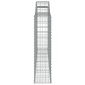 vidaXL Συρματοκιβώτια Τοξωτά 7 τεμ. 300x30x120/140 εκ. Γαλβαν. Ατσάλι