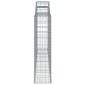 vidaXL Συρματοκιβώτια Τοξωτά 17 τεμ. 300x30x120/140 εκ. Γαλβαν. Ατσάλι