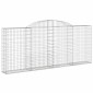 vidaXL Συρματοκιβώτια Τοξωτά 20 τεμ. 300x30x120/140 εκ. Γαλβαν. Ατσάλι