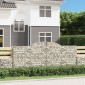 vidaXL Συρματοκιβώτια Τοξωτά 20 τεμ. 300x30x120/140 εκ. Γαλβαν. Ατσάλι
