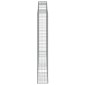 vidaXL Συρματοκιβώτια Τοξωτά 3 τεμ. 300x30x200/220 εκ. Γαλβαν. Ατσάλι