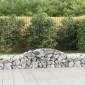 vidaXL Συρματοκιβώτια Τοξωτά 2 τεμ. 300x50x40/60 εκ. Γαλβαν. Ατσάλι