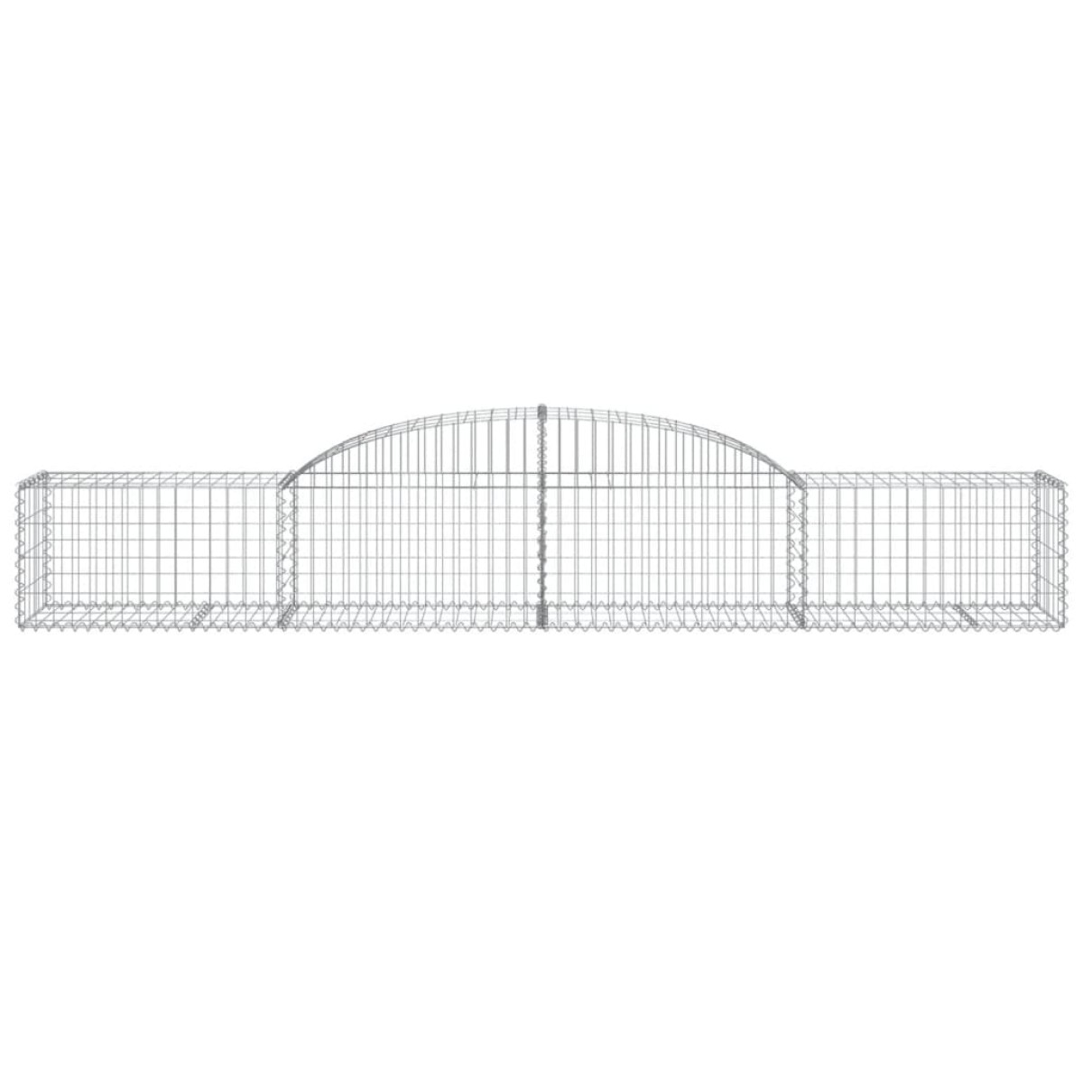 vidaXL Συρματοκιβώτια Τοξωτά 10 τεμ. 300x50x40/60 εκ. Γαλβαν. Ατσάλι