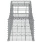 vidaXL Συρματοκιβώτια Τοξωτά 10 τεμ. 300x50x40/60 εκ. Γαλβαν. Ατσάλι