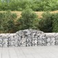 vidaXL Συρματοκιβώτια Τοξωτά 7 τεμ. 300x50x60/80 εκ. Γαλβαν. Ατσάλι