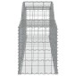 vidaXL Συρματοκιβώτια Τοξωτά 17 τεμ. 300x50x60/80 εκ. Γαλβαν. Ατσάλι