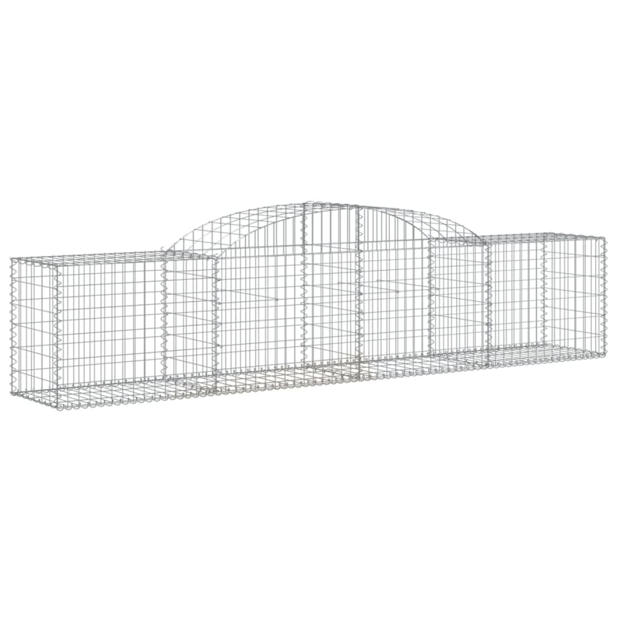 vidaXL Συρματοκιβώτια Τοξωτά 25 τεμ. 300x50x60/80 εκ. Γαλβαν. Ατσάλι