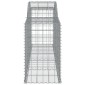 vidaXL Συρματοκιβώτια Τοξωτά 20 τεμ. 300x50x80/100 εκ. Γαλβαν. Ατσάλι
