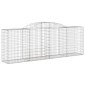 vidaXL Συρματοκιβώτια Τοξωτά 10 τεμ. 300x50x100/120 εκ. Γαλβαν. Ατσάλι