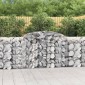 vidaXL Συρματοκιβώτια Τοξωτά 10 τεμ. 300x50x100/120 εκ. Γαλβαν. Ατσάλι