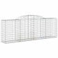 vidaXL Συρματοκιβώτια Τοξωτά 11 τεμ. 300x50x100/120 εκ. Γαλβαν. Ατσάλι