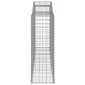 vidaXL Συρματοκιβώτια Τοξωτά 5 τεμ. 300x50x140/160 εκ. Γαλβαν. Ατσάλι