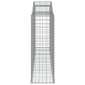vidaXL Συρματοκιβώτια Τοξωτά 6 τεμ. 300x50x140/160 εκ. Γαλβαν. Ατσάλι