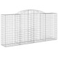 vidaXL Συρματοκιβώτια Τοξωτά 13 τεμ. 300x50x140/160 εκ. Γαλβαν. Ατσάλι