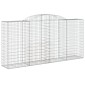 vidaXL Συρματοκιβώτια Τοξωτά 15 τεμ. 300x50x140/160 εκ. Γαλβαν. Ατσάλι