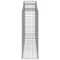 vidaXL Συρματοκιβώτια Τοξωτά 17 τεμ. 300x50x140/160 εκ. Γαλβαν. Ατσάλι
