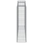 vidaXL Συρματοκιβώτια Τοξωτά 5 τεμ. 300x50x180/200 εκ. Γαλβαν. Ατσάλι