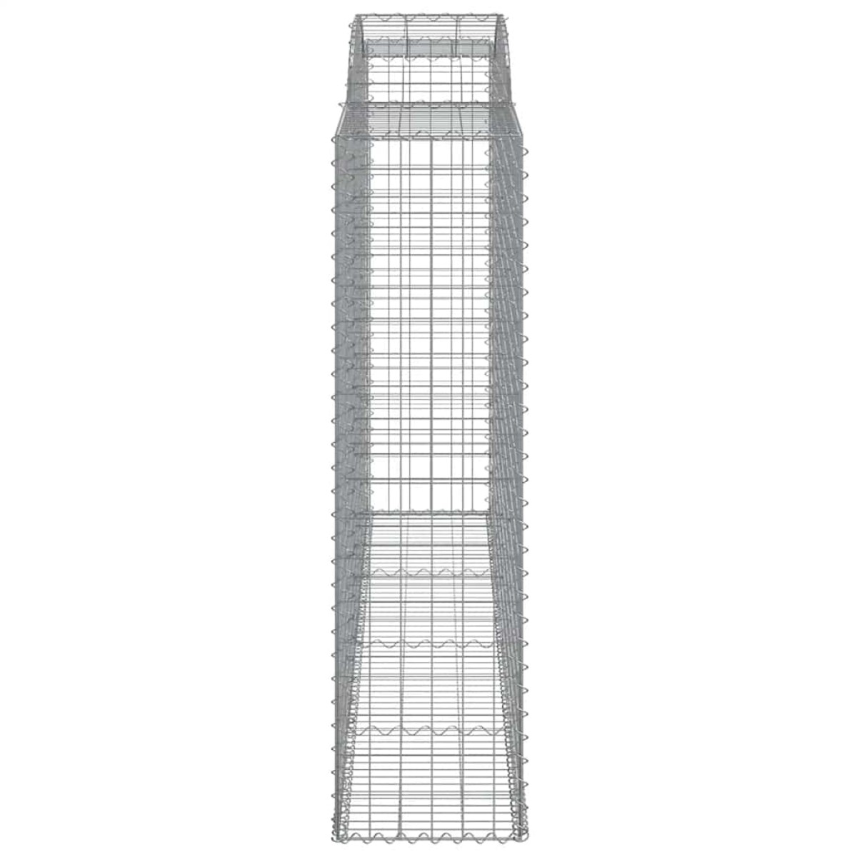 vidaXL Συρματοκιβώτια Τοξωτά 11 τεμ. 300x50x180/200 εκ. Γαλβαν. Ατσάλι