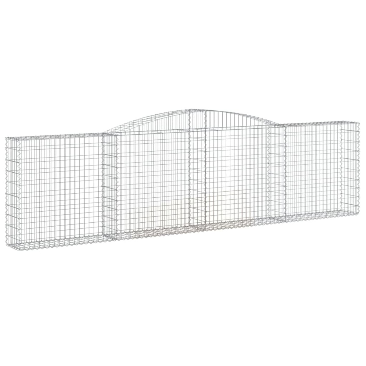 vidaXL Συρματοκιβώτια Τοξωτά 20 τεμ. 400x30x100/120 εκ. Γαλβαν. Ατσάλι