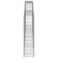 vidaXL Συρματοκιβώτια Τοξωτά 6 τεμ. 400x30x120/140 εκ. Γαλβαν. Ατσάλι
