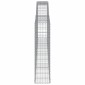 vidaXL Συρματοκιβώτια Τοξωτά 10 τεμ. 400x30x120/140 εκ. Γαλβαν. Ατσάλι