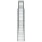 vidaXL Συρματοκιβώτια Τοξωτά 2 τεμ. 400x30x140/160 εκ. Γαλβαν. Ατσάλι