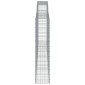 vidaXL Συρματοκιβώτια Τοξωτά 3 τεμ. 400x30x140/160 εκ. Γαλβαν. Ατσάλι