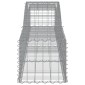 vidaXL Συρματοκιβώτια Τοξωτά 3 τεμ. 400x50x40/60 εκ. Γαλβαν. Ατσάλι