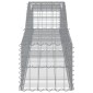 vidaXL Συρματοκιβώτια Τοξωτά 8 τεμ. 400x50x40/60 εκ. Γαλβαν. Ατσάλι