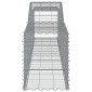 vidaXL Συρματοκιβώτια Τοξωτά 8 τεμ. 400x50x60/80 εκ. Γαλβαν. Ατσάλι