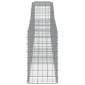 vidaXL Συρματοκιβώτια Τοξωτά 15 τεμ. 400x50x80/100 εκ. Γαλβαν. Ατσάλι