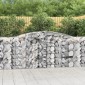 vidaXL Συρματοκιβώτια Τοξωτά 5 τεμ. 400x50x100/120 εκ. Γαλβαν. Ατσάλι