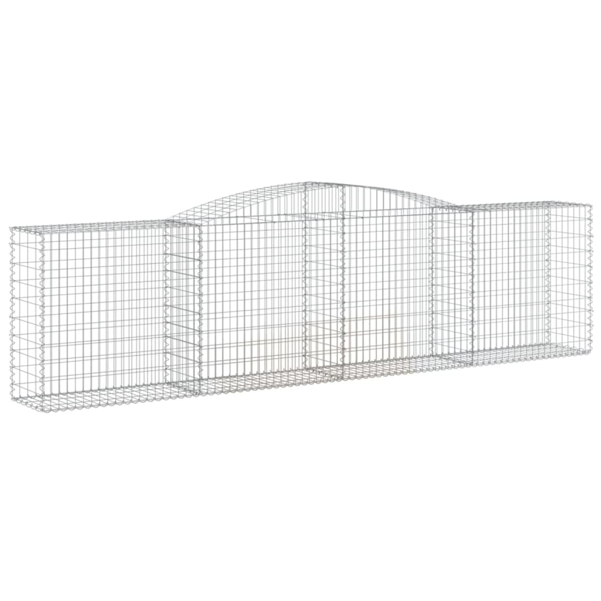 vidaXL Συρματοκιβώτια Τοξωτά 20 τεμ. 400x50x100/120 εκ. Γαλβαν. Ατσάλι