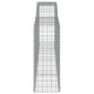 vidaXL Συρματοκιβώτια Τοξωτά 6 τεμ. 400x50x120/140 εκ. Γαλβαν. Ατσάλι