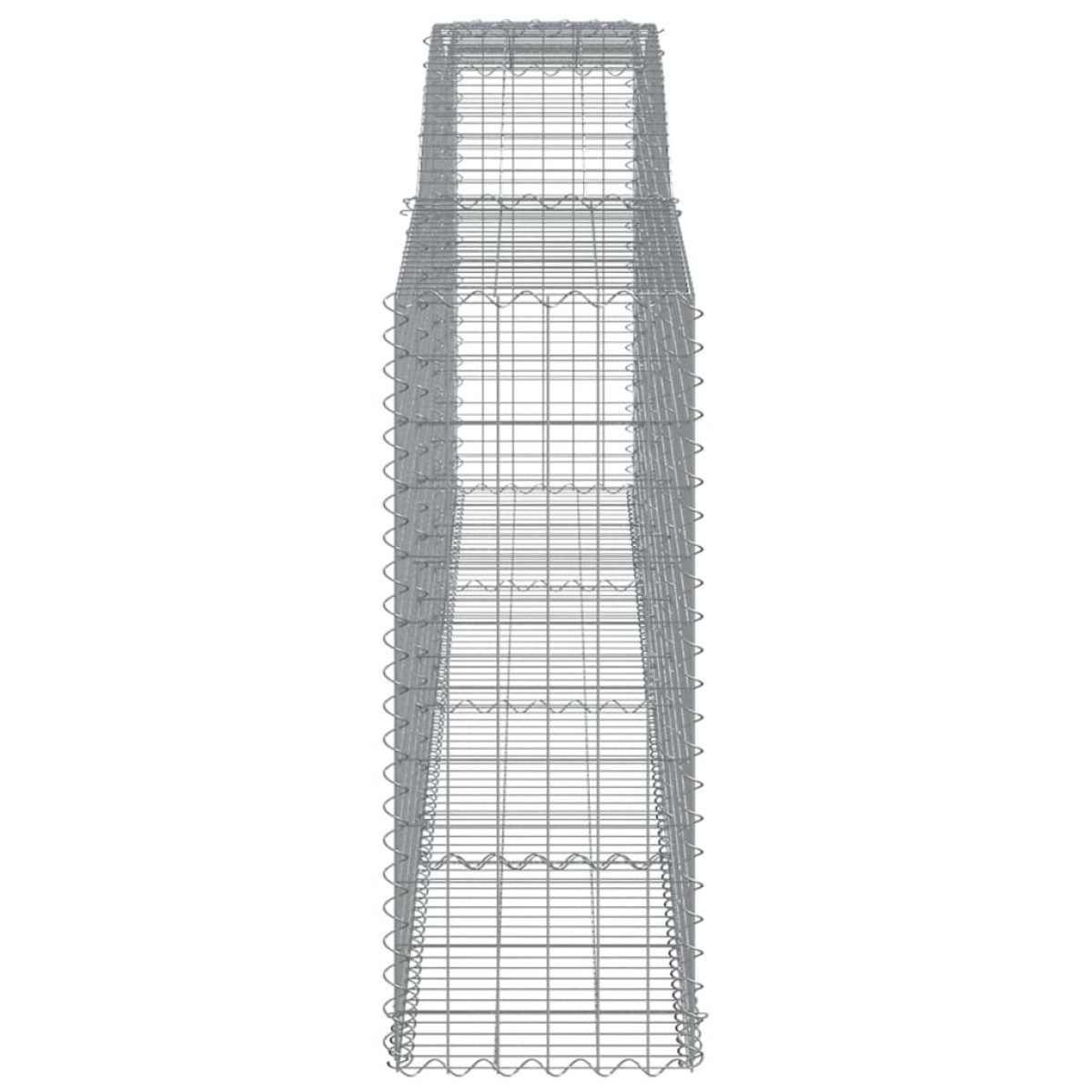 vidaXL Συρματοκιβώτια Τοξωτά 20 τεμ. 400x50x120/140 εκ. Γαλβαν. Ατσάλι