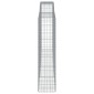 vidaXL Συρματοκιβώτια Τοξωτά 7 τεμ. 400x50x200/220 εκ. Γαλβαν. Ατσάλι