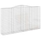 vidaXL Συρματοκιβώτια Τοξωτά 5 τεμ. 400x50x220/240 εκ. Γαλβαν. Ατσάλι