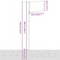 vidaXL Πολωνική Σημαία και Ιστός 5,55 μ. από Αλουμίνιο