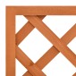 vidaXL Γλάστρα Κήπου με Καφασωτό Πορτοκαλί 50x25x90 εκ. Ξύλο Ελάτης