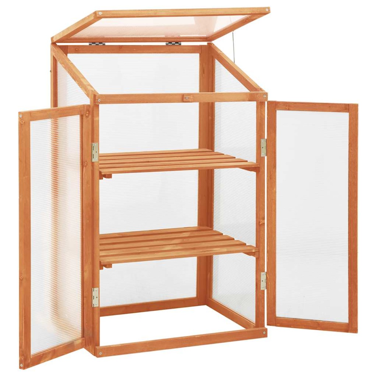 vidaXL Θερμοκήπιο 60 x 45 x 100 εκ. από Ξύλο Ελάτης