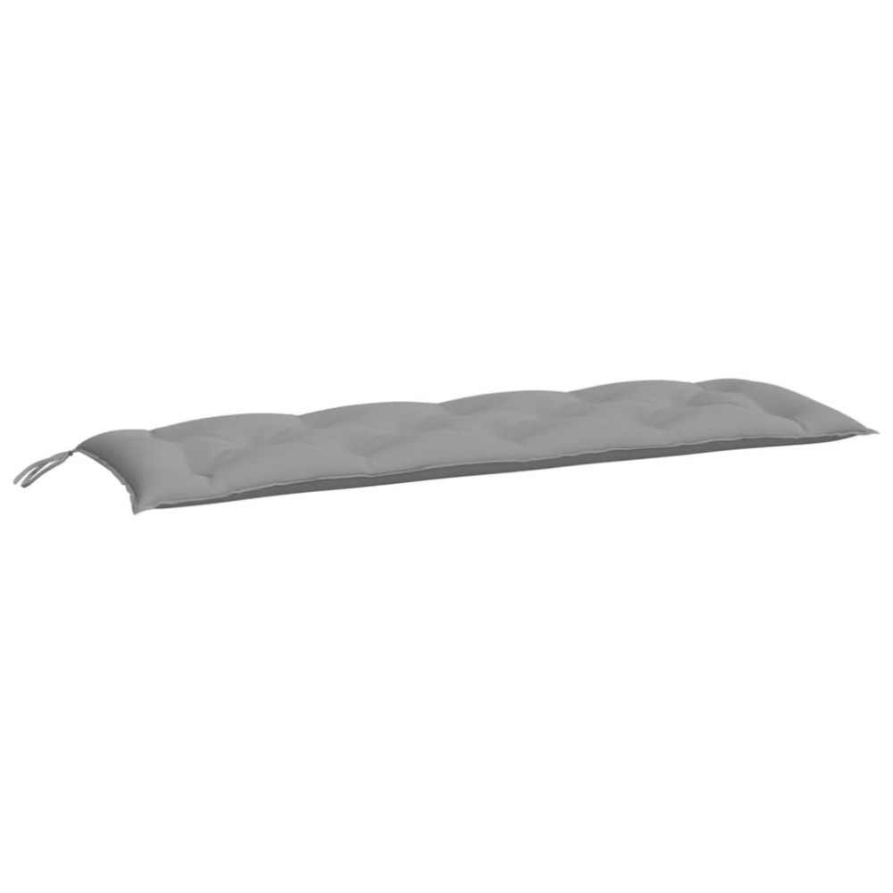 vidaXL Μαξιλάρι Πάγκου Κήπου Γκρι 150x50x7 εκ. Ύφασμα Oxford