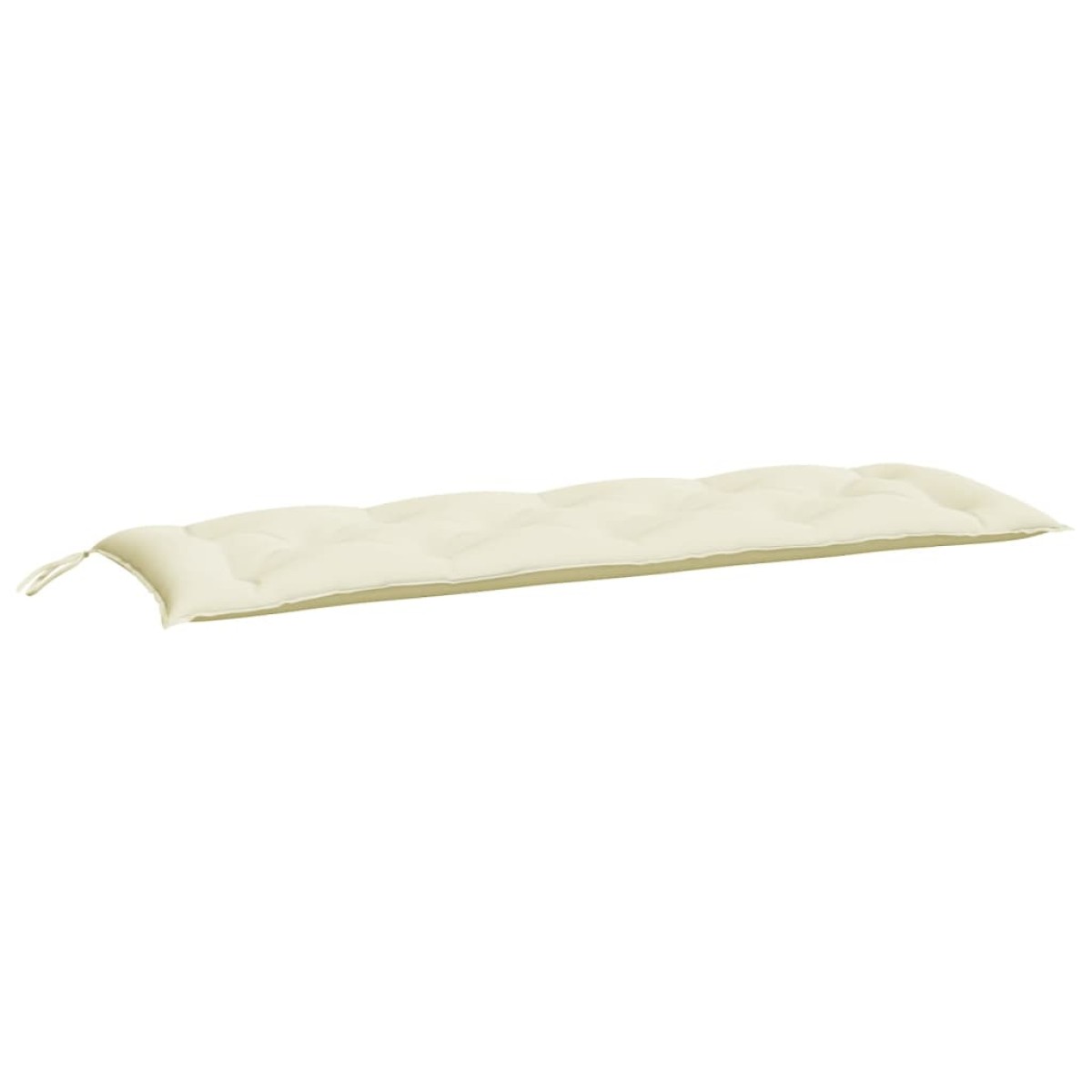 vidaXL Μαξιλάρι Πάγκου Κήπου Κρεμ Λευκό 150x50x7 εκ. Ύφασμα Oxford