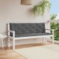 vidaXL Μαξιλάρια Πάγκου Κήπου 2 τεμ. Ανθρακί 150x50x7cm Ύφασμα Oxford