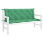 vidaXL Μαξιλάρια Πάγκου Κήπου 2 τεμ. Πράσινο 150x50x7cm Ύφασμα Oxford