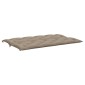 vidaXL Μαξιλάρια Πάγκου Κήπου 2 τεμ. Taupe 150x50x7cm Ύφασμα Oxford