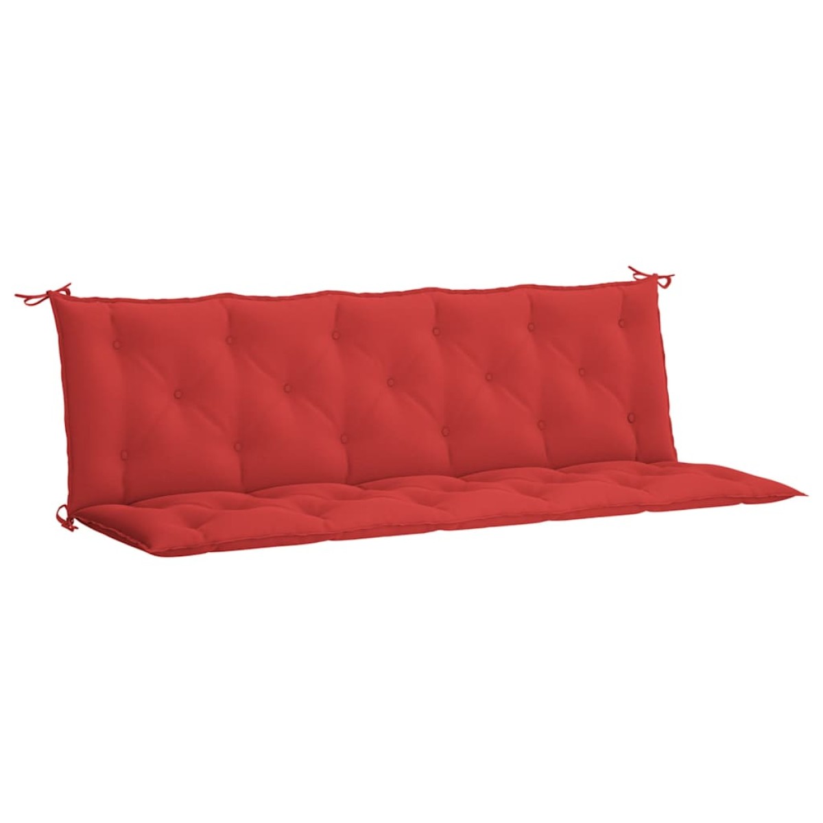 vidaXL Μαξιλάρια Πάγκου Κήπου 2 τεμ. Κόκκινο 180x50x7cm Ύφασμα Oxford