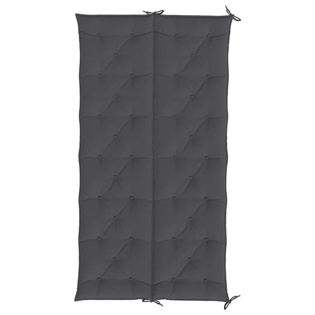 vidaXL Μαξιλάρια Πάγκου Κήπου 2 τεμ. Ανθρακί 200x50x7cm Ύφασμα Oxford
