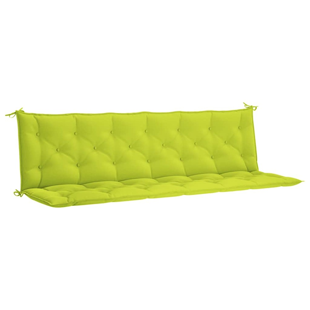 vidaXL Μαξιλάρι Πάγκου Κήπου Αν. Πράσινο 200x(50+50)x7εκ Ύφασμα Oxford