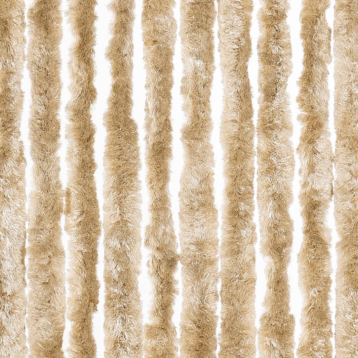 vidaXL Σήτα - Κουρτίνα Πόρτας Μπεζ 120 x 220 εκ. από Σενίλ